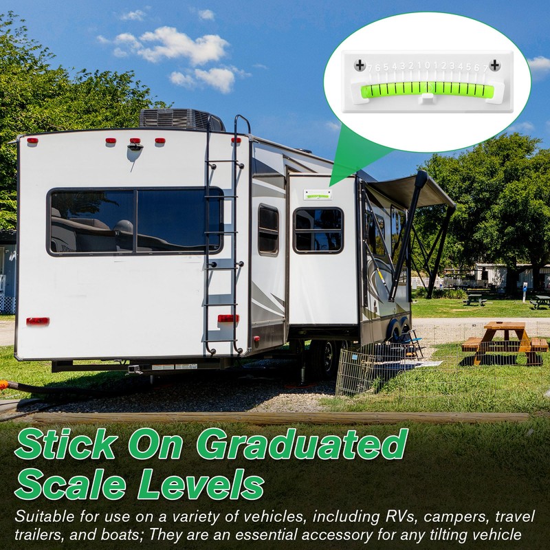 HooLing RV Level Bubble, Graduated Scale Levels for Precision Leveling,