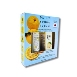 Daily Aroma Japan Kit Yuzu Bloqueador UV Gel 40g & Crema Manos 75g