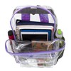 Trail maker Clear Backpack With Reinforced Straps For Security &