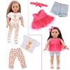 K.T. Fancy 10 Sets American 18 Inch Doll Clothes and