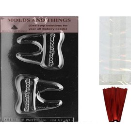 SWEET TOOTH Chocolate Candy Mold With © Candy Making Instruction + 25 packaging Kit