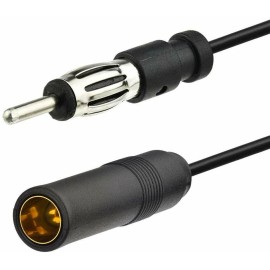 Unbranded Car Stereo Radio 3' ft (M-F) Auto AM/FM Antenna Extension Cable Wire Cord US