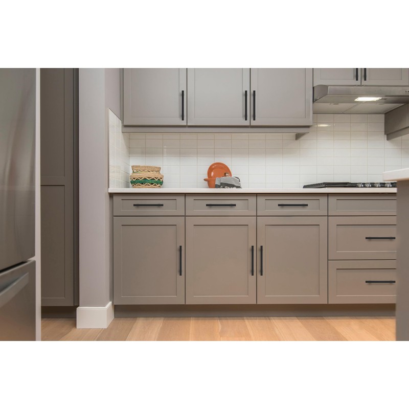 Ravinte 20 Pack 7.38'' Square Cabinet Pulls Matte Black Stainless