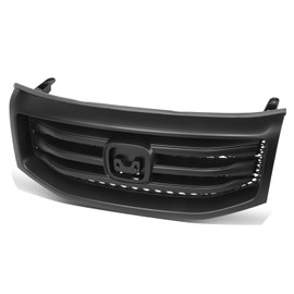 Auto Dynasty - Factory Style Front Bumper Grill Grille Assembly with Slat and Bezel Compatible with Honda Pilot 2012-2015, Matte Black