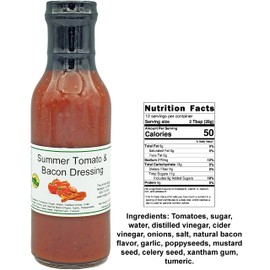 Amish Made Dressings (3 Jars) (Summer Tomato & Bacon Dressing)