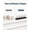 Baseball Display Case for 4 Baseballs, Clear Acrylic Baseball Display
