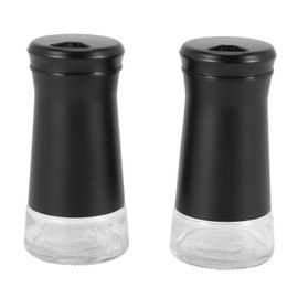 Aswalling Pepper Shakers with Adjustable Pour Holes Elegant Stainless Steel Salt and Pepper Dispenser Perfect for Sea Salts 2Pcs