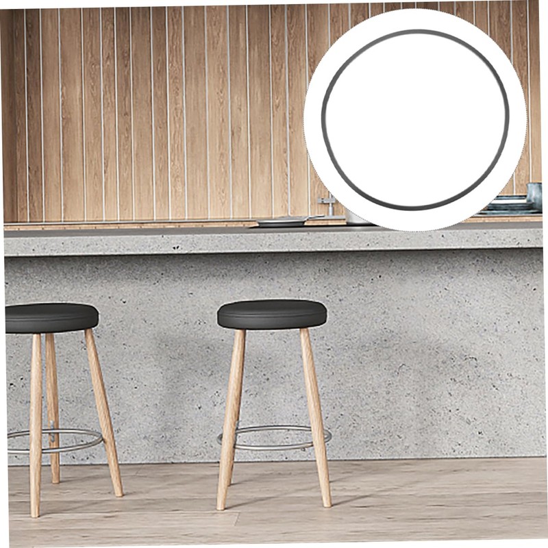 KONTONTY Rubber Bar Stool Leg Protectors 3pcs Floor Protector Pad