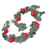 Fake Garland Artificial Silk Hanging Vivid Multifunctional Flower Vines for