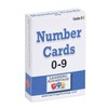 Learning Advantage 7301 Number Cards 0-9, Black, Grade: Kindergarten to