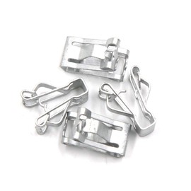 sourcing map Car Dashboard Holder Console Instrument Panel Metal Clip 12.5 x 17 mm Pack of 4