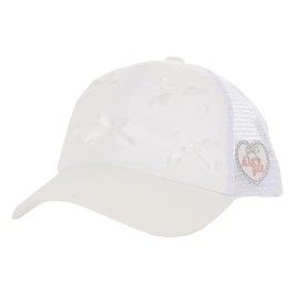 Algee 141-0194 Girls' Mesh Cap, white