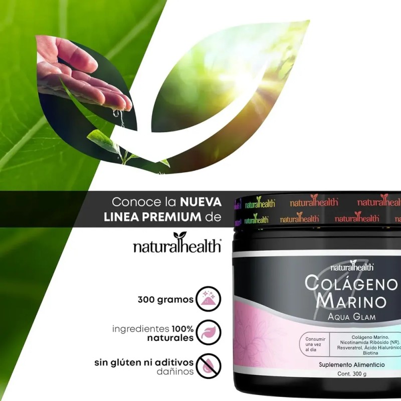 Natural Health Colageno Marino 300 G En Polvo Sfn