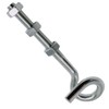 Pack of 2 Screw Hooks M10 140 mm Ceiling Hooks