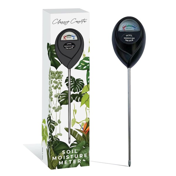 Classy Casita Soil Moisture Meter - Hygrometer Sensor Tool for
