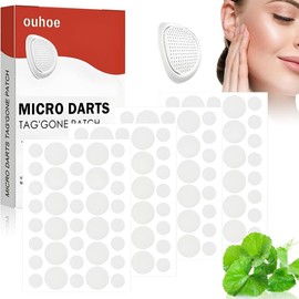 144 Stück Microdarts tag'gone patch，Kubozn Pro MicroDarts TAG'Gone Hautpflaster, Natürlich Nano-Pickel Pflaster, KUBOZN Micro Pickelpflaster