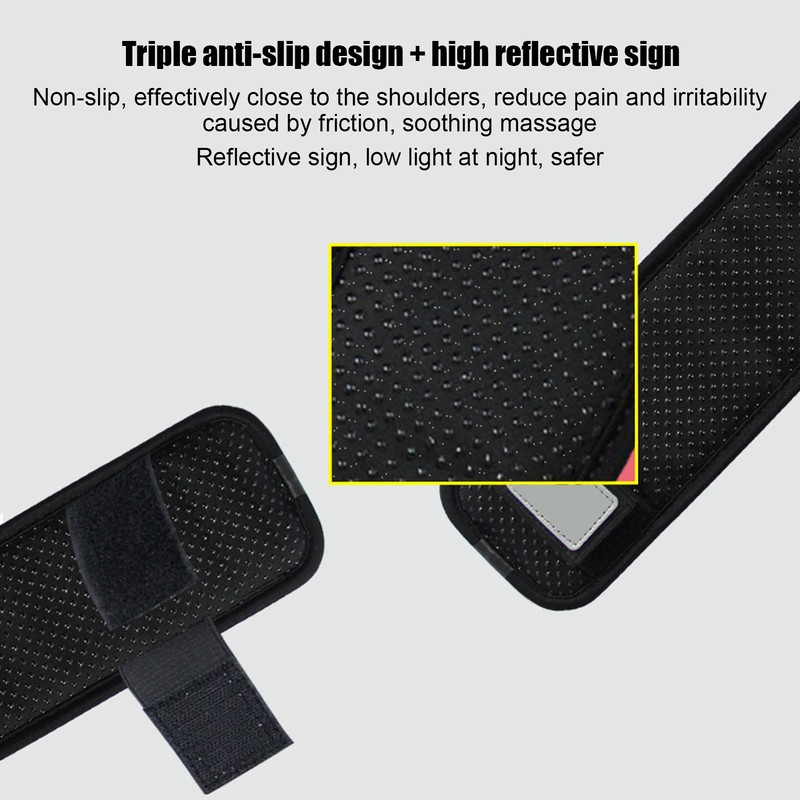 2Pcs Shoulder Strap Pad Anti Gravity Non Slip Backpack Decompression