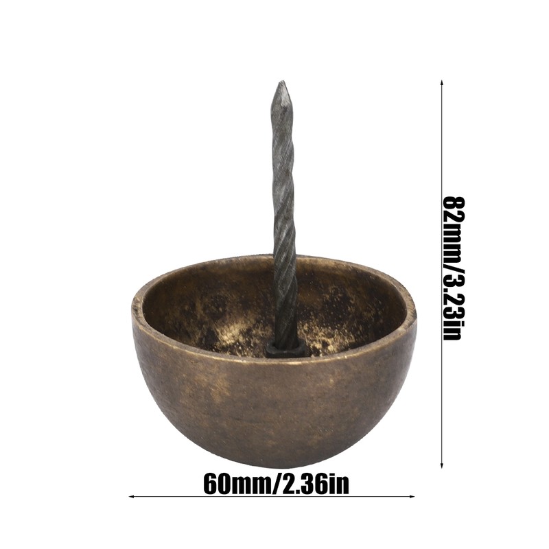 4Pcs Upholstery Nail Round Head Antique Brass Decorative Sofa Furniture