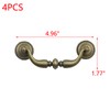 MY MIRONEY 4PCS Bail Drawer Pulls Hardware Zinc Alloy Cabinet