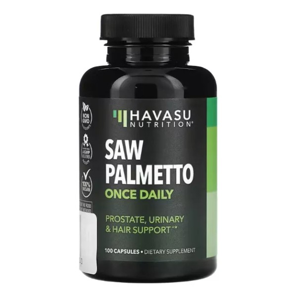 Havasu Nutrition Saw Palmetto 100 Salud Próstata Xtra Fuerte 500 Mg Americano