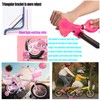 Bike Training Wheels, Flash Mute Wheel, Bicycle Stabiliser Mounted Kit,
