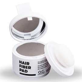 O.C. HAIRCARE Root Powder for Thickening Hair - For Secret Corners, Parting and Hairline - Recommended by Leading Salons - 8 Colours - Resistant Hair Powder (Grey)