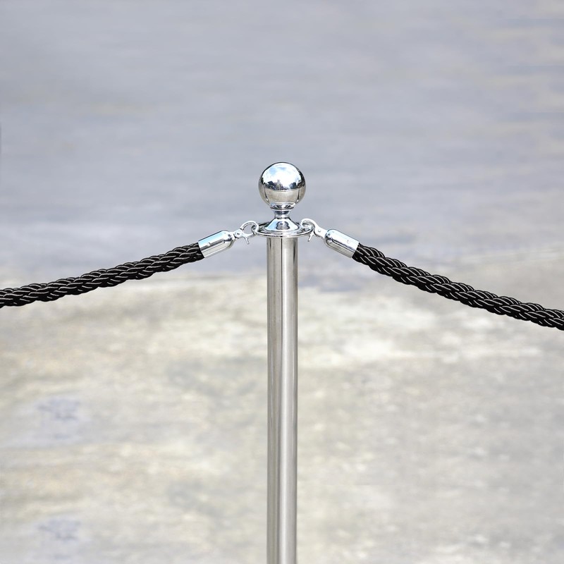PATIKIL Stanchion Rope, 1.2m/3.9Ft Barrier Rope Twisted Post Ropes with