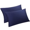 PiccoCasa Pillowcases 2 Pack Cotton Pillow Cases with Zipper Closure
