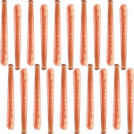 Sonarun 20 Pack 31.5 Inch Inflatable Baseball Bat Blow up Baseball Bat Wood Grain Pattern Baseball Bat Inflates for Carnival Birthday Pool Summer Beach Baseball Theme Party Favors