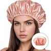 Shower Cap Double Layer Waterproof Shower Caps Reusable Elastic Shower
