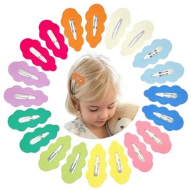 HASTHIP® Clips para el cabello antideslizantes color caramelo, paquete 40 piezas, diseño onda nube, estilo Y2K moda, accesorios para mujeres y niñas, 