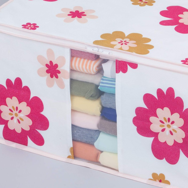 Astro 618-40 Storage Case, For Clothes, Flower Pattern, Antibacterial, Deodorizing,