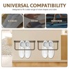 HGQiviut 4 Packs Foldable RV Shoe Rack, Aluminum Wall Mounted