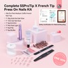 Saviland Nail Tip and Glue Gel Kit - 500 Pieces