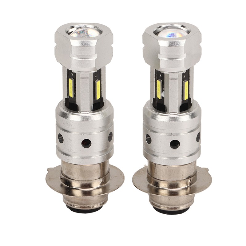 H6 H6M P15D Motorcycle LED Bulb Dual Optical Lens 100W