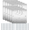 10 Pcs Hinge Repair Plate, Stainless Steel Hinge Repair Brackets