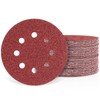 Bolatus 30Pcs 125mm Sanding Discs, 5 Inch 8 Hole Hook