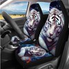ZFRXIGN White Tiger Car Seat Covers Full Set for Women