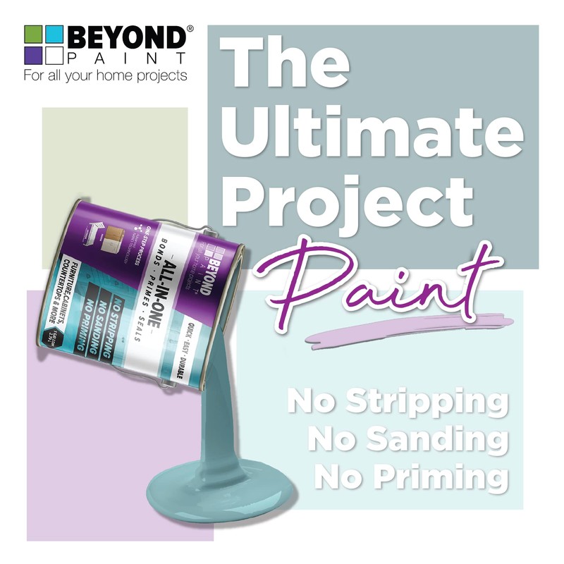 Beyond Paint All-in-One Refinishing Paint, No Sanding, Matte Finish for