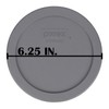 Pyrex 7201-PC 4 Cup Puddle Gray Food Storage Replacement Lid