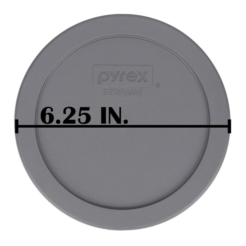 Pyrex 7201-PC 4 Cup Puddle Gray Food Storage Replacement Lid