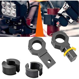 Bike Stay, Mounting Stay, Pipe Sandwich Type, 360 Degree Rotation, Adjustable, Fixing Fixture, Pipe Diameter 0.6 - 1.2 inches (15 - 30 mm), Samman Bracket, No Drilling Required, Easy Installation, Fog