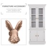 DOITOOL 2pcs Rabbit Drawer Knobs Furniture Accessory Bunny Door Knobs