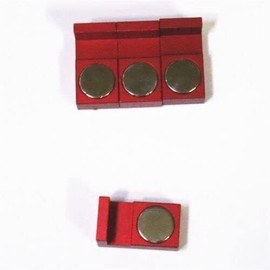 cwZhen 4-Pack!Upgraded Strong Big Magnetic Parallel Keepers, Holders. Vise, CNC,Kurt,Machinist/Magnetic Parallel Keepers, Holders. Vise, CNC,Kurt,Machinist Tools (Red)