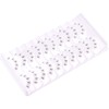 outopen 10 Pairs Bottom Lashes Strip Clear Band Bottom Lash