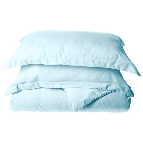 Elegant Comfort #1 Best Bedding Duvet Cover Set! 1500 Thread Count Egyptian Quality Luxurious Silky-Soft Wrinkle Free 3-Piece Duvet Cover Set, Full/Queen, Aqua