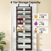 SNTD Over the Door Pantry Organizer - 8 Tier Adjustable