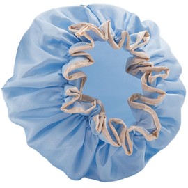 Plus Nao Shower Cap, Hair Cap, Bath Cap, For Adults, Bath Supplies, For Bathing, Facial Washing, Waterproof, Women's Fashionable, blue