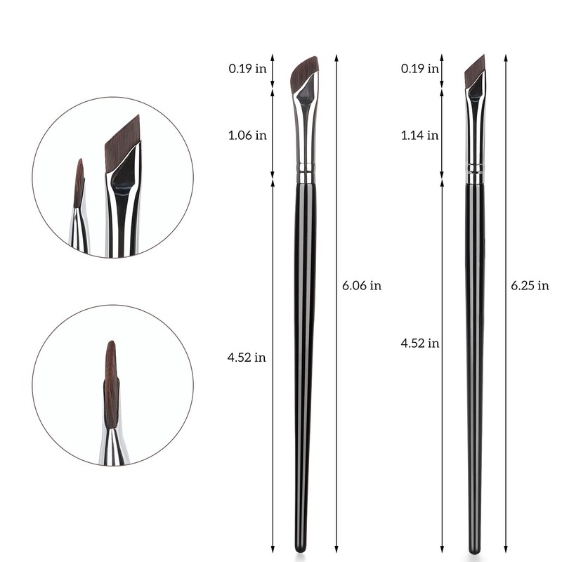 Etercycle Eyeliner Brushes Set, Fine Angled Eyeliner Eyebrow Concealer Brushes,