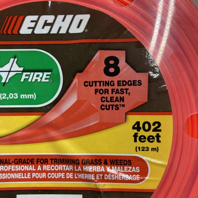 ECHO .080 CROSSFIRE STRING TRIMMER LINE 1 POUND SPOOL 402'